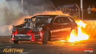 BLOWN BURNOUT QUALIFYING HIGHLIGHTS AT GAZZANATS WA [upl. by Anirdnajela]