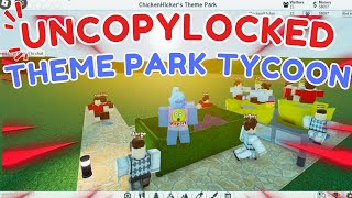 Theme Park Tycoon 2018ish  ROBLOX UNCOPYLOCKED Free [upl. by Essirehs614]