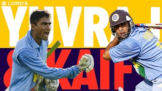 Yuvraj and Kaif  The WINNING Partnership  India Beat England At Lords  2002 Natwest Final [upl. by Sudbury]