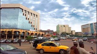 Yaoundé City Center Walk during the day [upl. by Ylsel]