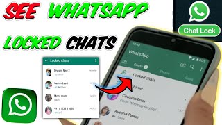 How To Find Locked Chats On WhatsApp  How To See WhatsApp Locked Chats [upl. by Fleisher]