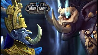 Battle of Dazaralor  Heroic King Rastakhan Boss Voice Sound Cinematic Live Servers [upl. by Ehsrop]