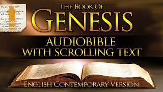 Holy Bible Audio GENESIS 1 to 50  With Text Contemporary English [upl. by Ainslee]