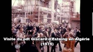 Visite du président Giscard dEstaing en Algérie 1975 [upl. by Amye574]