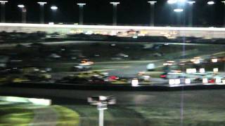 Bud Shootout 2012 with 5 to go Jeff Gordon crash [upl. by Reo]