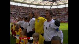 Deutschland 2006 FIFA World Cup  England Anthem [upl. by Wandy]