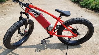 DIY Electric Bike  Power assisted bike at home [upl. by Sorips]