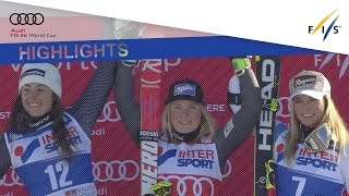 Highlights  Worley makes backtoback GS wins  FIS Alpine [upl. by Alyk]