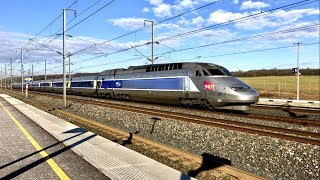 LGV Est  TGV Speed Rail [upl. by Nwahsauq]