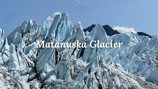 4K Matanuska Glacier in Summer  Alaska Drone [upl. by Panthea]