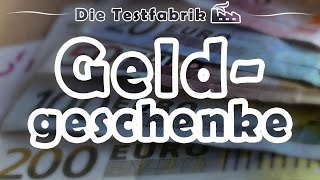 💶 Geldgeschenke – 🎁 Top 3 Geschenkideen für Geldgeschenke im Test [upl. by Nnauol]