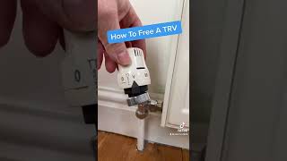 How To Repair A Radiator  How To Free A TRV Thermostatic Valve [upl. by Cyler782]