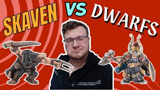 Skaven are strong Skaven Vs Dwarfs  Exhibition Battle Report 3 [upl. by Oika]