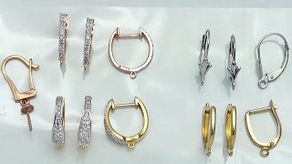 Demonstration of different Leverback Earrings for your Jewelry Designs [upl. by Hudson101]