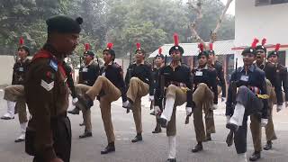 RDC 2023 Drill Training at Delhi  Foot Stamping practice  NCC Girls Squat [upl. by Eciryt]