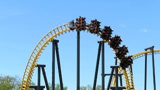 Batwing  Vekoma Flying Dutchman  Six Flags America 042019 [upl. by Phia271]