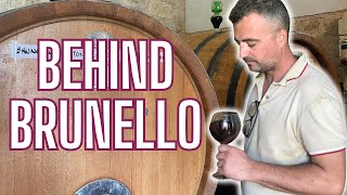 Get a Look Behind the Scenes of a MONTALCINO TUSCAN Winery [upl. by Manard]