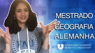 Cursos de MESTRADO EM GEOGRAFIA NO EXTERIOR em 2021  Universidade Católica Alemanha [upl. by Eleni]