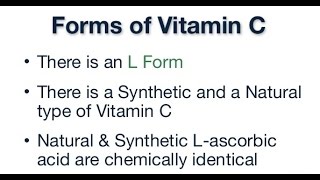 Natural or Synthetic Vitamin C [upl. by Annoled]