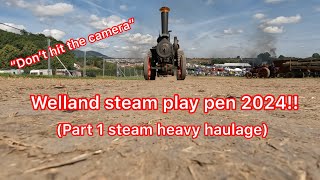 Welland steam rally 2024 vintage heavy haulage and steam selection [upl. by Nosyd]