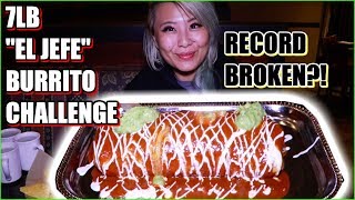 7LB quotEL JEFEquot BURRITO CHALLENGE in record time Daville CA RainaisCrazy West Coast Tour [upl. by Demetrius]