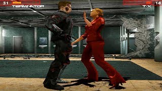 Terminator T850 Vs TX All Boss Fight Scenes  Terminator 3 Rise Of The Machines Game [upl. by Airtened134]