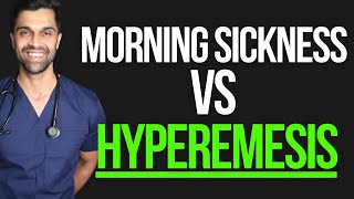 Pregnancy Morning Sickness vs Hyperemesis Gravidarum HG Whats the Difference  Dr Azad [upl. by Nrevel338]