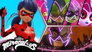 MIRACULOUS  🐞 AKUMATIZADO  Compilación 1 😈  Temporada 4  Las Aventuras de Ladybug [upl. by Ahsilet]