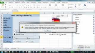 Excel  Formulare mit Kontrollkästchen Checkboxes [upl. by Allehs]