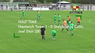 MATCH HIGHLIGHTS  Nantwich Town 3  0 Stalybridge Celtic [upl. by Trebor]