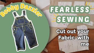 How to Cut Dungarees Without Wasting Fabric [upl. by Annaohj736]