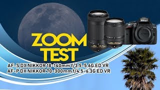 Zoom Test Nikkor AFP 70300mm VR amp AFS 18140mm VR [upl. by Aicitan]