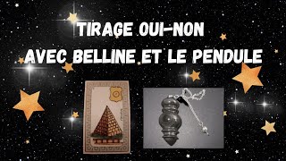 TIRAGE OUINON AVEC BELLINE ET LE PENDULE 3 CHOIX🔮 Je réponds à ta question🔮 belline Pendule [upl. by Retsehc]