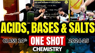 Acids Bases and Salts One Shot 202425 Science  Class 10 Chemistry NCERT CBSE  By Ashu Sir [upl. by Anib]