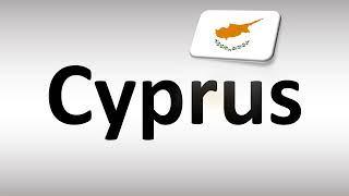 How to Pronounce Cyprus [upl. by Deny259]