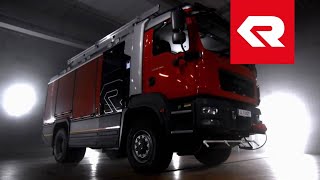 The new AT of Rosenbauer  municipal firefighting vehicle [upl. by Akehsyt44]