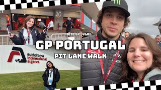 MOTO GP VLOG 📍 PORTIMÃO  PIT LANE WALK motogp portuguesegp [upl. by Sirk471]