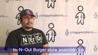 InNOut Burger Interview  Store Associate [upl. by Vasos337]