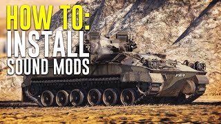 How To Install Sound Mod  Realistic Combat Sound Mod  War Thunder [upl. by Amikan]