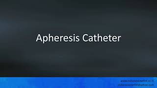 Pronunciation of the words quotApheresis Catheterquot [upl. by Laine]