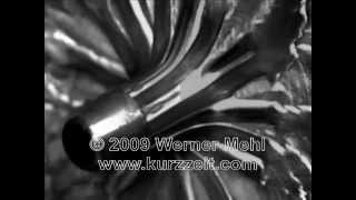 1 million fps Slow Motion video of bullet impacts made by Werner Mehl from Kurzzeit [upl. by Weld]