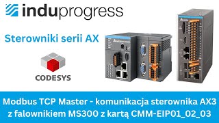 Sterowniki Delta AX programowanie w CODESYS – 25 Modbus TCP  AX3 z VFD MS300 z kartą CMMEIP0x [upl. by Safier]