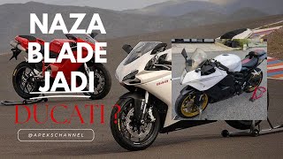 Naza Blade 650 Convert Ducati 848 Evo  Kaka Custom [upl. by Duster]