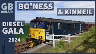 Boness and Kinneil Railway Spring Diesel Gala 2024  25052024 [upl. by Lela970]