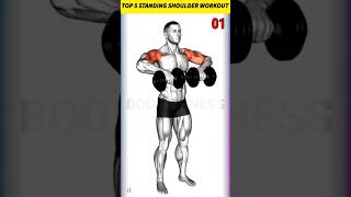 shoulder workout homereels gym [upl. by Noneek]