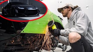 Installing the 2022 Pandem BRZ Body Kit vlog [upl. by Acirema606]