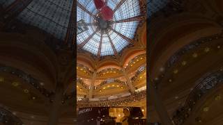 Galeries LafayetteParis Shopping mall [upl. by Oirromed]