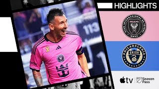 Inter Miami vs Philadelphia Union  Messi is BACK  Full Match Highlights  September 14 2024 [upl. by Peedsaj]