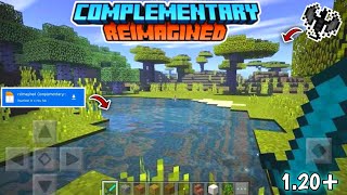 Complementary Reimagined Shaders For MCPE 120 🤯  Render Dragon  No Clickbait   101 Working [upl. by Pierre]