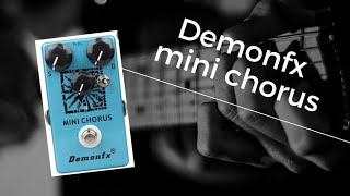 Pedal Demonfx mini chorus  analogman mini chorus clone [upl. by Fifi]